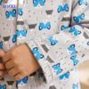 بيجامة اولادي زراير مطبوع بالكامل